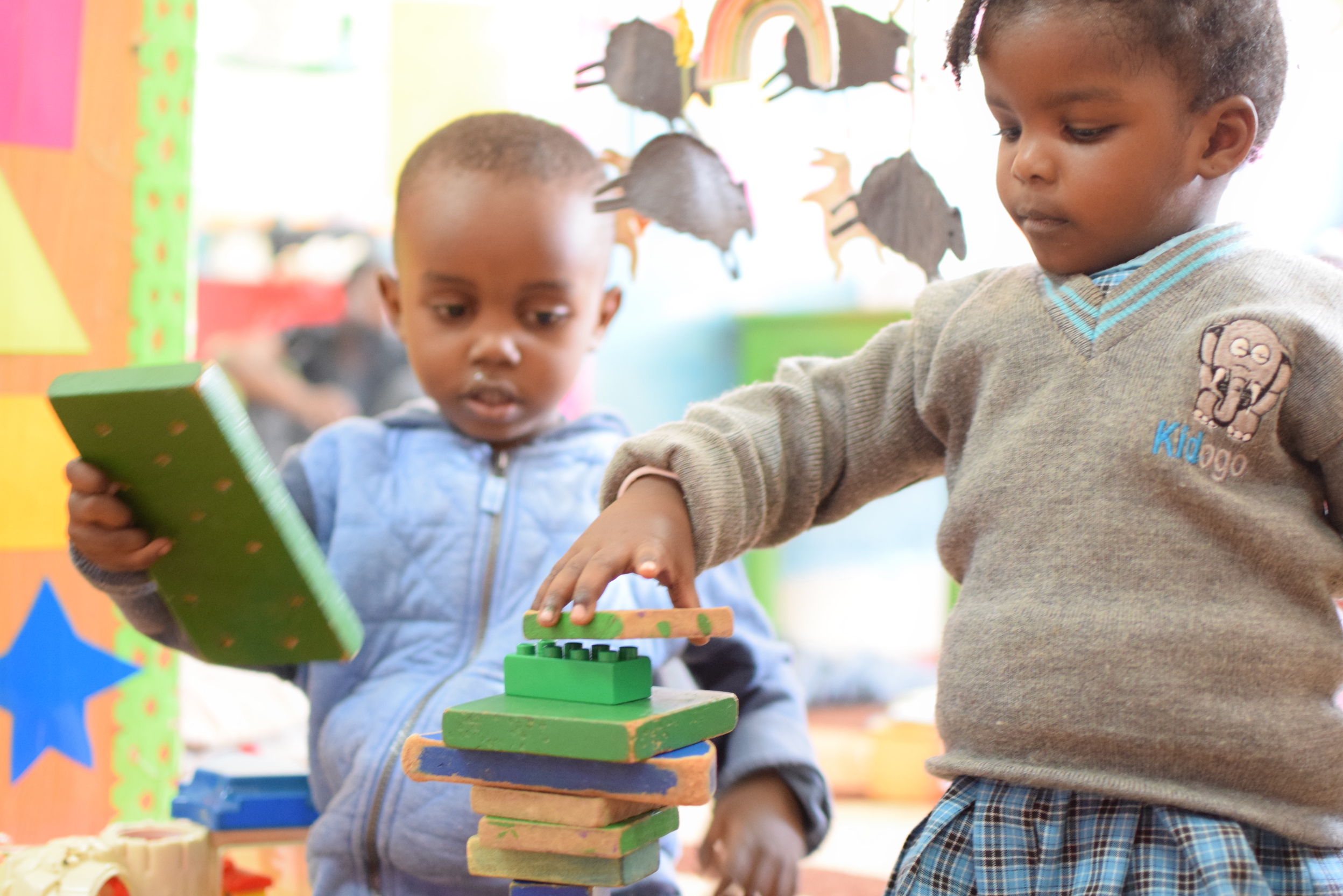 Kidogo children playing