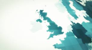 UK map by iStoc